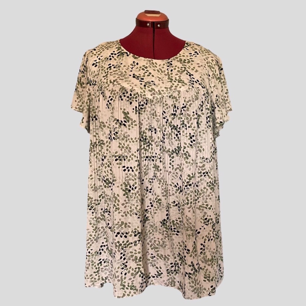 Penningtons Empire Waist Pleated Blouse
